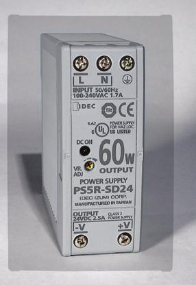PS5R-SB (flat side mounting) Panel Mounting