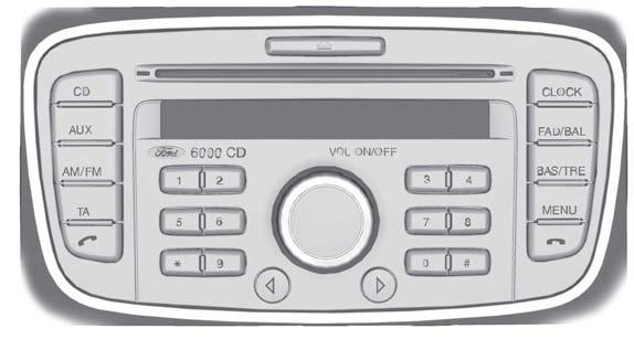 Audio unit overview 6000CD A C B P O N M L D E F G H E138368 I K J I A B C D E F G H I J K L M N O P CD aperture. See Loading compact discs (page 264). On, off and volume control.