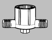 *s are Subject to Change without Notice.* MIXING TEE Phoenix Roman Tub Valve This high-impact plastic tee screws onto tub spout.