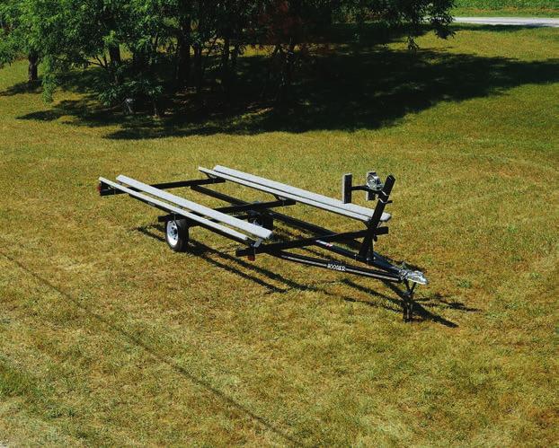 The Mini-Toon Trailer comes in three models with bed lengths ranging from 12 feet to 16 feet and weight capacity of 1400 pounds.