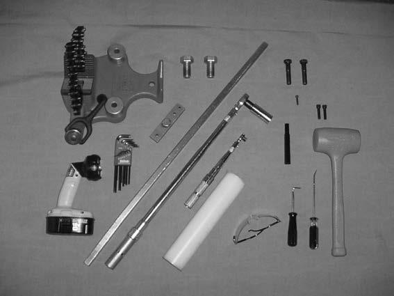 Tools Required Tools Required 1. 2. 3. 4. 7. 9. 5. 6. 8. 10. 11. 12. 13. 14. Several basic tools are required for the disassembly and reassembly of the actuator.