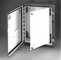 This kit offers a means for mounting user components and equipment near the front of an enclosure opening for easy access.