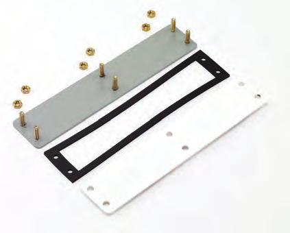 Each kit contains an adapter plate and all parts used to interlock the disconnect operating mechanism with the master door.