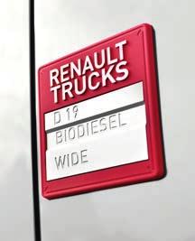 RENAULT TRUCKS D WIDE CNG reduces fuel costs by 18% compared with diesel**.