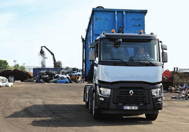 12 13 Renault Trucks vehicles can carry domestic or industrial waste - removable tippers, vehicles