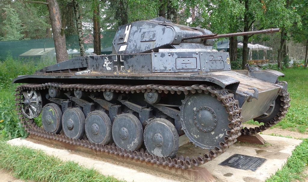 Jim Goetz, August 2015 PzKpfw. II Ausf. C Military Historical Museum, Lenino-Snegiri (Russia) Fahrgestell number 25015.
