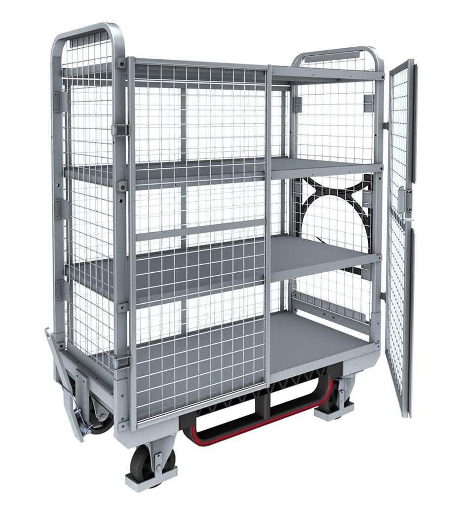 LC-Trolley 600 E4.AFE lockable safety runners 6 km/h opt.