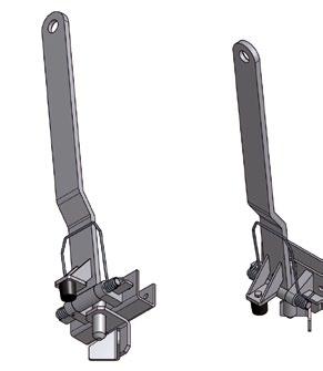 (only 800) LKE drawbar, reinforced triangular drawbar with Rockinger eyelet > special equipment: central locking lever (foot operation) ED