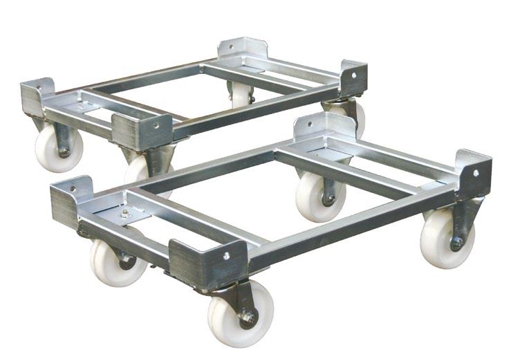 LC-Frame Cart Mobility for LC boxes Mobilise your carriers and save the time you would otherwise need to find suitable means of transport.