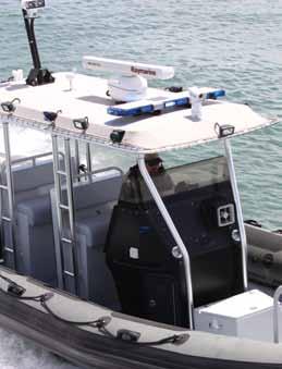 for shallow draft operations Available in center console or
