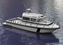 Standard Features 32 sentry ¼" Hull bottom, 3/16" sides and plate deck 12-Volt electric fans 14-switch electrical panel 3/16" non-skid decking 30" transom 8 Welded 12" cleats Aft bilge pump with