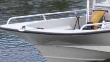 Options Heavy Duty Hull Equipment Options Low-pattern bow rails Provides handhold in bow area with a low profile to facilitate work over the