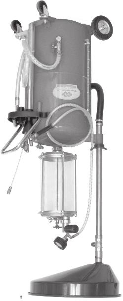 Extractor w/ transparent bowl Model 2422 21 gallon Oil Extractor