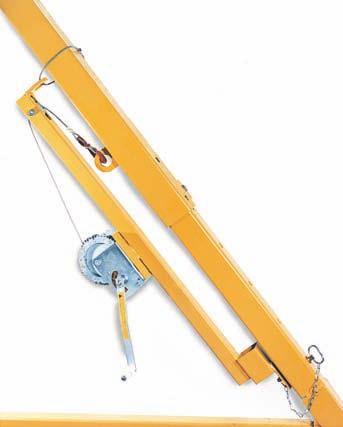 T SERIES H A CAPACITY G F *capped I-beam Detachable Height Adjustment Kits Convenient for frequent height adjustments. Eliminates the need for an overhead hoist or forklift truck.