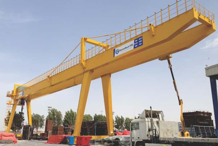 Gantry / Goliath Cranes Gantry/Goliath Cranes are very versatile cranes and are used mainly for activities in steel stock yards, precast segment yards and other outdoor applications.