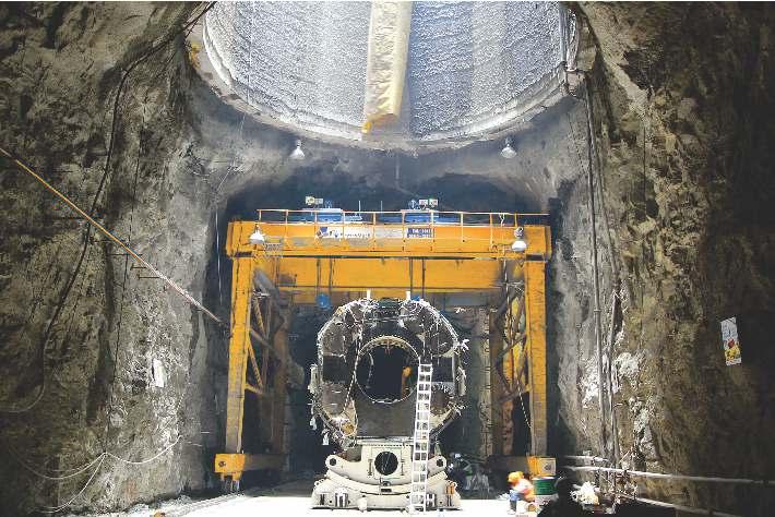 These systems can very efficiently remove overburden generated during construction of deep shafts which access tunnels, as well as the overburden generated during the tunnelling