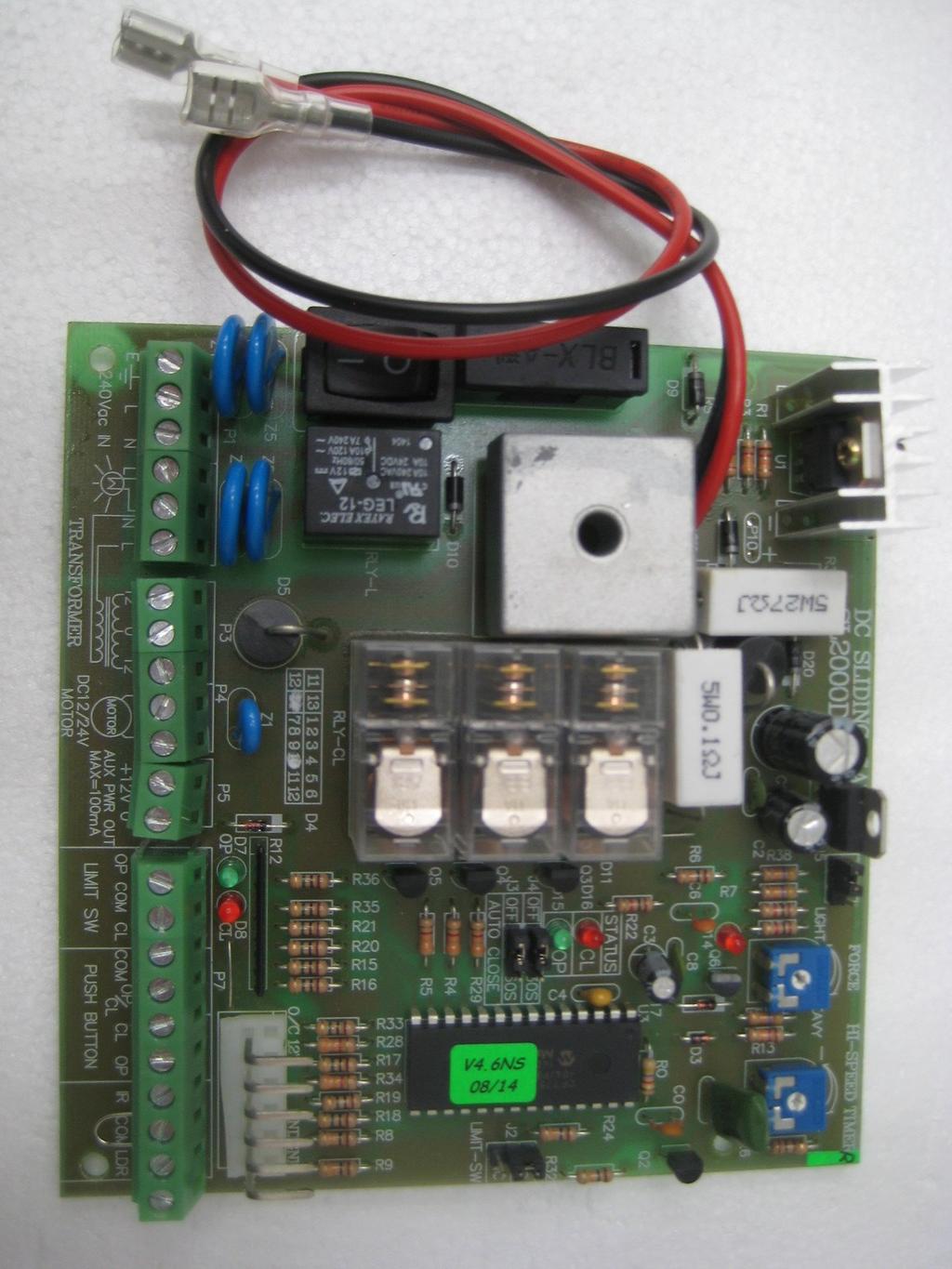 SL 2000 Circuit Board Data Sheet DIY Automatic Gate Kits Solar & Low Voltage Specialists PH 1800 111 930 info@gforceautogates.com.