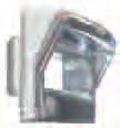 Chrome plastic switch trims, plain or with jewels, with or without visors.