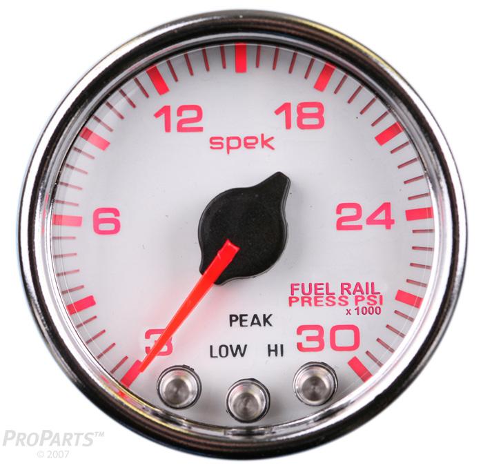 Programming Instructions for : Pressure 2 1/16 Spek Pro Fuel Rail Pressure Gauge Refer to the Flow Chart Programming Instructions while reviewing this guide.