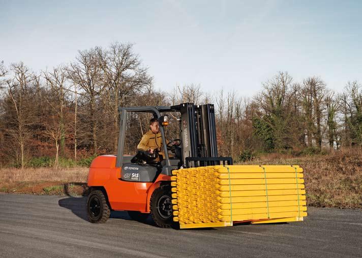 Engine-powered Forklift Trucks - Environment Our Commitment to the Earth Getting the job done with minimum impact on our environment is a challenge Toyota takes very seriously.