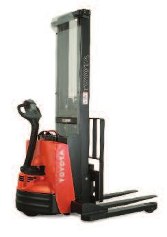 WALKIE STACKER ADJUSTABLE BASELEGS 2000-2500 LBS Toyota s state-of-the-art walkie straddle stacker with adjustable baselegs is a versatile, highly