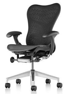 average size people from 130 to 230 pounds Posture Fit Support for active sitting Seat height range 15" to 21" 3" casters can get to 22" seat height Height and pivot adjust armrests at 16 OC armrest