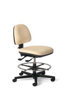 Sitmatic Exam Stool Model: # 061 ST BP KS / Cat 4 ecohyde Lumbar support. Small footprint for tight spaces. Adjustable for optimum posture.