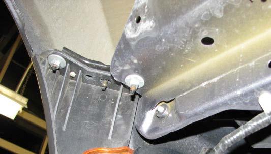 5mm (or 7/32 ) socket to remove the seven bolts that retain the lower splash shield, then set