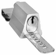 by-passing & SHOWCSE door locks Y-passing (sliding) oor Locks For oors 3/4 1-3/4 Thick Patented, positive-action design with lock cylinder geared directly to the tonque One-half turn of key