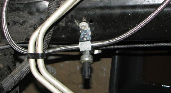 Use the supplied wire ties to isolate the hose away from any moving parts. 78.