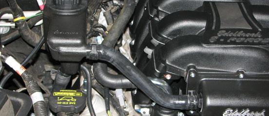 Route the serpentine belt according to the diagram below.