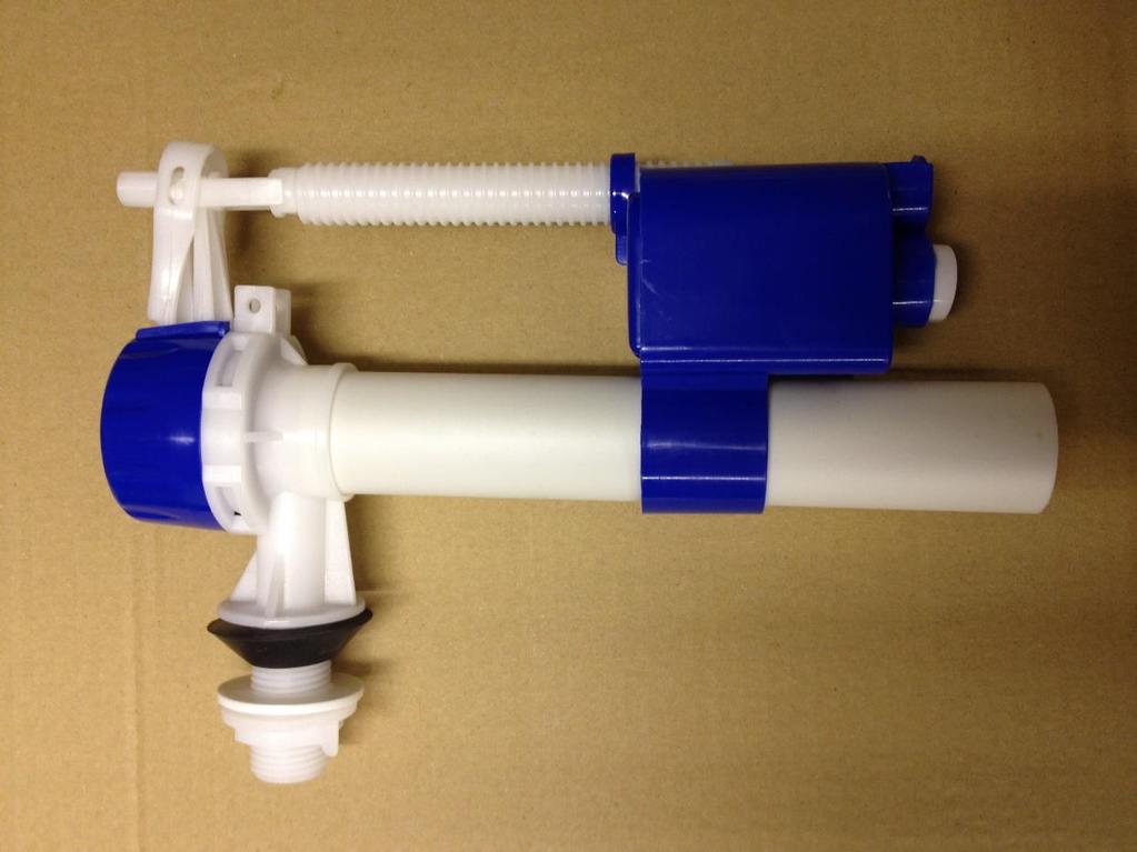 Inlet Valve - Components Inlet valve cap and diaphragm ½ bsp water connection Adjusting screw Backnut white