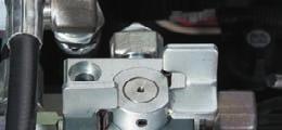 Auxiliary switch (SP2) on left control lever (Types L and M) Optional Equipment