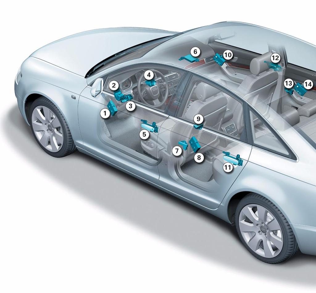 Convenience electrics System overview The Advanced Key system was introduced with the Audi A8 '03 and has been fundamentally revised for the Audi A6 05.