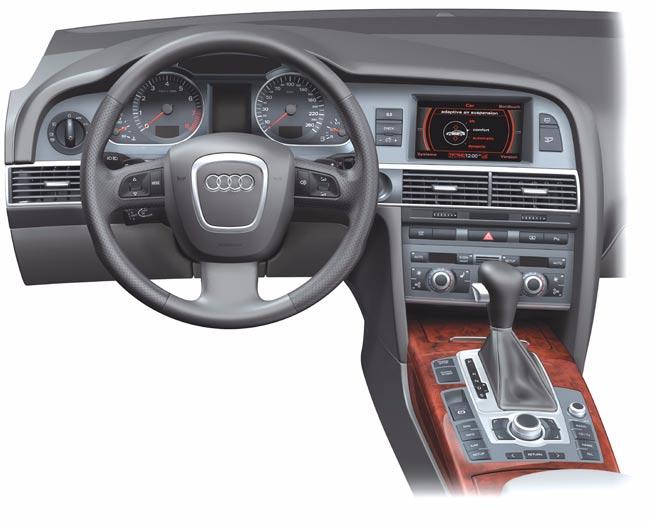 Infotainment Multimedia Interface (MMI) Equipment versions As in the current Audi A8 03, the MMI operating concept is now also integrated as standard in the new Audi A6 05.