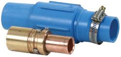 Cam-Lok J Series E1017 vulcanized plugs Cable Size 350 MCM 600V AC/DC, Up to 445A Continuous NEMA 4 J-Series E1017, rubber, vulcanized crimp connection Watertight rubber insulators molded from