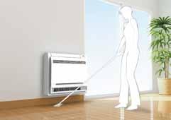 Indoor Unit Floor-Standing Type Dual Air Discharge Daikin s inverter floor standing s provide highly