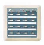 If the 5-room centralised remote controller is used, s in individual rooms can all be operated from the main control panel.