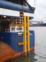 5 tons, Port forward Decks Crane 2, Capacity / Reach / Location ABAS Hydraulic SWL 2.5 tons, Stbd. forward Decks Crane 3, Capacity / Reach / Location ABAS Hydraulic SWL 10 tons, Stbd.