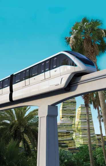 Expertise from both divisions It is no coincidence that Knorr-Bremse is currently involved in a range of monorail projects around the world.