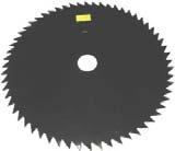 4 mm Clearing NOE: Blade reducer part# 390-344 can be used in our part# 720-917 and 720-918 steel brushcutter blades to reduce the center ID from 1 to 20mm ID.