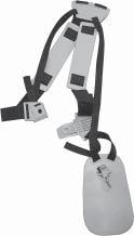(Includes hardware) 385-997 rimmer Harness - Standard Universal clamp makes strap adaptable to most rimmers, Metal Detects and Blowers. Adjustable strap length fit most sizes.