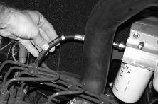 Bleed the fuel system after replacement of any fuel lines, see PRIMING THE FUEL SYSTEM.