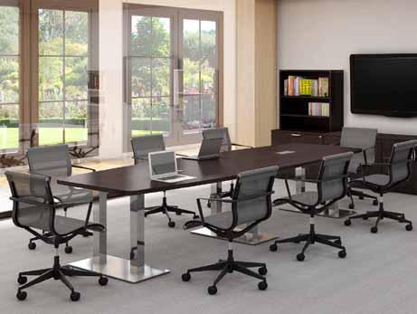 Palmer House Conference Tables tables & presentation Attractive and durable laminate surfaces with PVC DuraEdge detail make these conference tables perfect for any application.