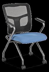 List $347 Seat Options Lime Green Orange Sky Blue Red Black Agenda Nesting Chair Model