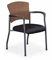 List $466 Sleek Series Sleek Stacking Chair Model No.