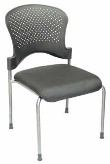 List $214 Baker Stackable Guest Chair with Casters Model No.