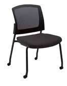 Arc Stackable Guest Chair with Arms Model No.