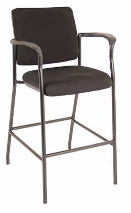 3070 Stocked in Black Fabric with Chrome Frame. List $160 seating Alpha Chair Cart (not shown) Model No.
