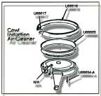 95 ach Z-28 ir leaner '70 owl induction air cleaner Flange Flange seal o spacer ring required U00010... $170.